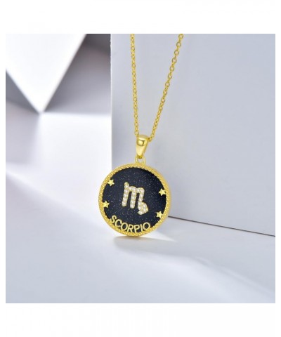 Zodiac Necklace 14K Gold Plated Zodiac Necklace for Women Zodiac Sign Necklace Constellation Pendant Necklace Scorpio $26.51 ...