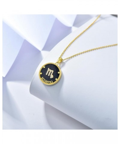 Zodiac Necklace 14K Gold Plated Zodiac Necklace for Women Zodiac Sign Necklace Constellation Pendant Necklace Scorpio $26.51 ...