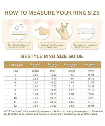 Ladies Stainless Steel Ring Love Friendship Ring Golden High Polish Stainless Steel Ring Wedding Jewelry Birthday Gift, 5-10 ...