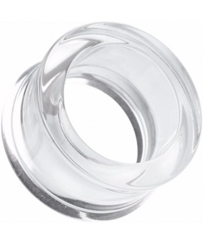 Basic Acrylic Double Flared Ear Gauge WildKlass Tunnel Plug (Sold as Pairs) 8 GA Clear $9.68 Body Jewelry