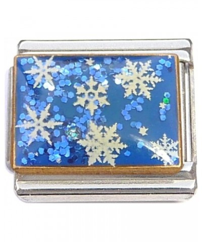 Snowflakes Falling Snow Italian Charm $8.05 Bracelets