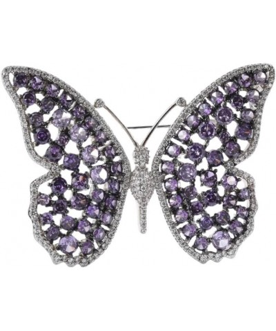 European heavy industry butterfly brooch for Women temperament coat corsage, suit jacket pin accessories Jewelry Christmas Gi...