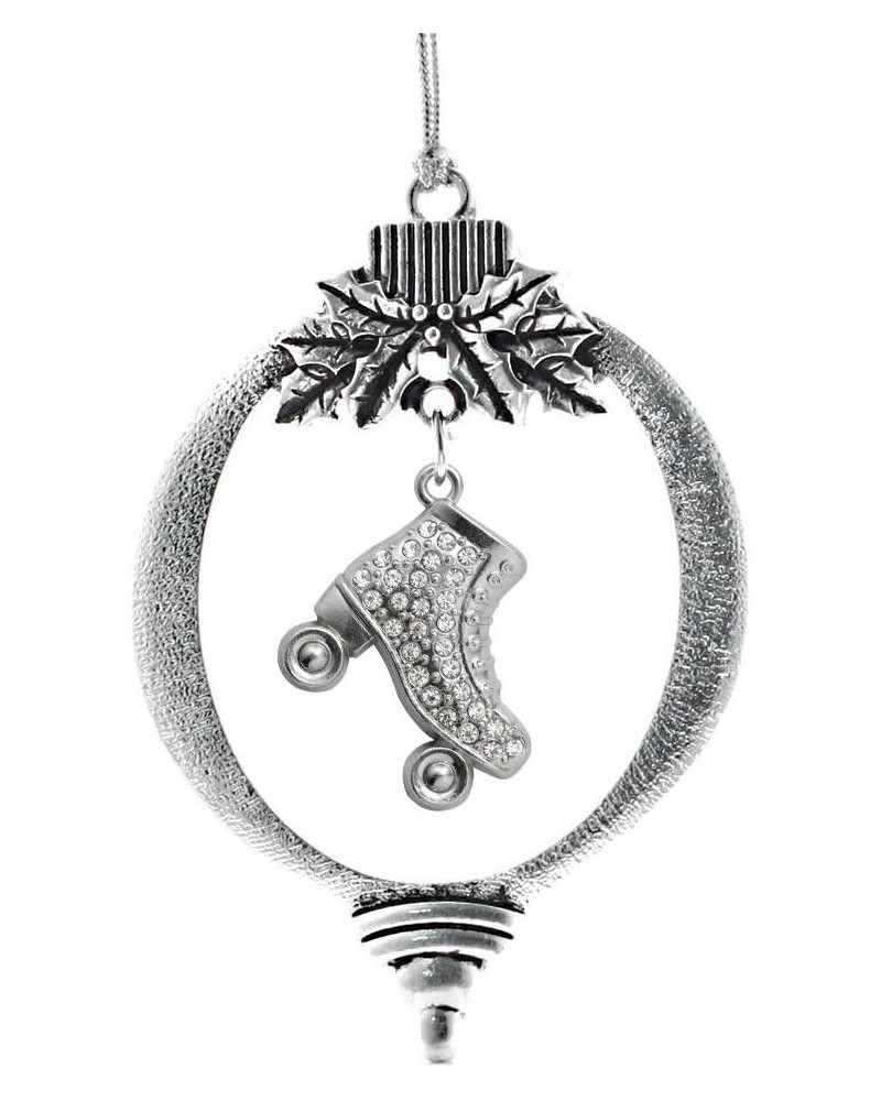 Half Carat Musical Note Charm Ornament - Silver Customized Charm Holiday Ornaments with Cubic Zirconia Jewelry 1.0 Carat Roll...