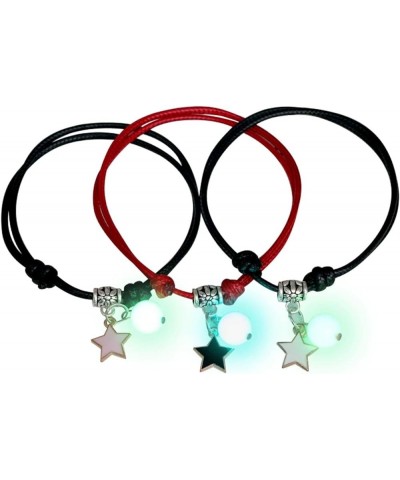 3 Pcs Couple Bracelets Love Star Moon Cat Luminous Bangles for Friendship Sister Women Man Lucky Wish Jewelry Gift Star 1 $5....