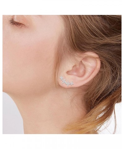 Star Earrings for Women Hypoallergenic - Sterling Silver Gold Earrings Studs Trendy Cubic Zirconia Astrology Earrings Minimal...