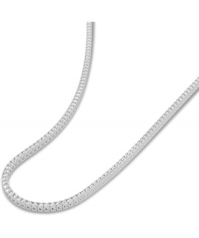 5 Carat - 25 Carat IGI Certified Lab Grown Diamond Tennis Necklace | 14K Gold Or Platinum | FG - VS1 Or VS2 Quality Necklace ...