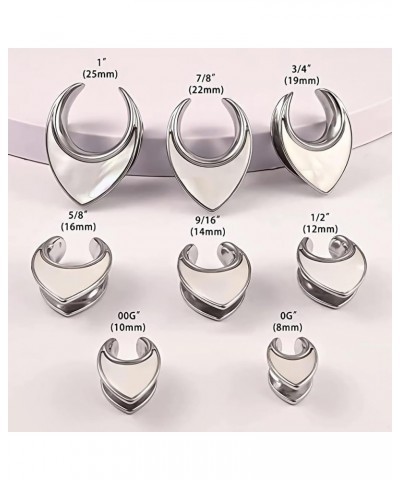 2 PCS Floral Saddle Hypoallergenic Stainless Steel Plugs Ear Gauges Tunnels Piercing Expander Stretchers Fashion Body Jewelry...