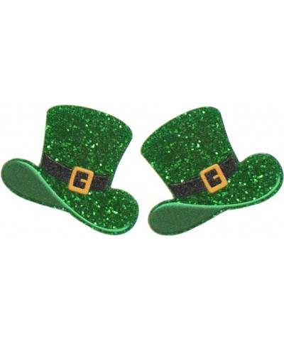 1 Pair Hat Earrings Leprechaun Hat Earring Festival Ear Studs Women Ear Stud Creative Earring Trendy Dangle Earring Funny Ear...