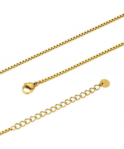 Herringbone Snake Necklace for Women, Daily Versatile Girl Gifts Jewelry，14k Gold Plated Box Chain Gold Plated $5.82 Necklaces