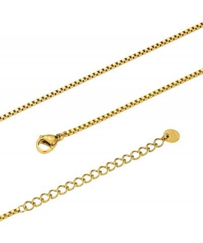 Herringbone Snake Necklace for Women, Daily Versatile Girl Gifts Jewelry，14k Gold Plated Box Chain Gold Plated $5.82 Necklaces