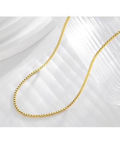 Herringbone Snake Necklace for Women, Daily Versatile Girl Gifts Jewelry，14k Gold Plated Box Chain Gold Plated $5.82 Necklaces