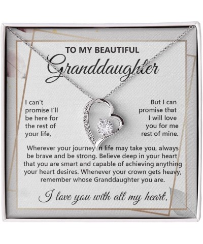 To Our Granddaughter Necklace, Granddaughter Necklace From Grandparents, Granddaughter Gifts From Grandma And Grandpa, Gradua...