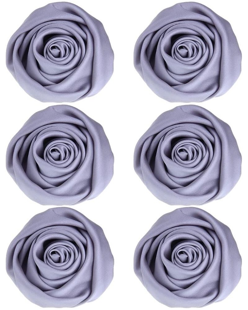 Rose Flower Brooch Pins Fabric Flower Brooch Women Corsage Brooch for Scarves Hat Clothing Decoration Grey $8.49 Brooches & Pins