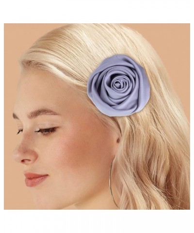 Rose Flower Brooch Pins Fabric Flower Brooch Women Corsage Brooch for Scarves Hat Clothing Decoration Grey $8.49 Brooches & Pins