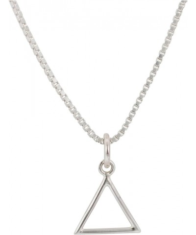 Small Air, Earth, Water or Fire Element Necklace in Sterling Silver. Choose your length. Fire 20 $19.43 Necklaces