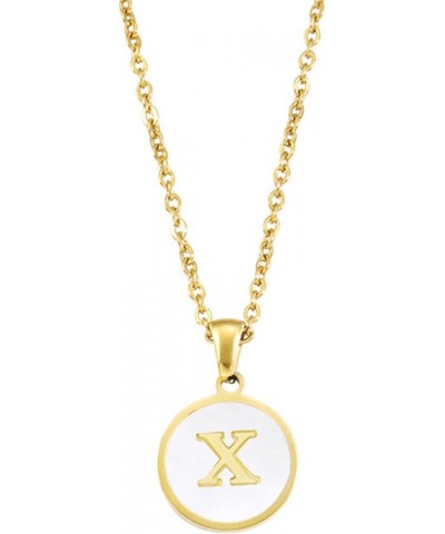 Initial Necklaces for Women Trendy, Gold Plated Letter A-Z Pendant Necklace Huge Initial Necklace Personalized for Women Teen...