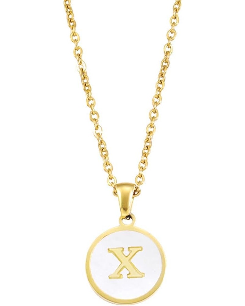 Initial Necklaces for Women Trendy, Gold Plated Letter A-Z Pendant Necklace Huge Initial Necklace Personalized for Women Teen...