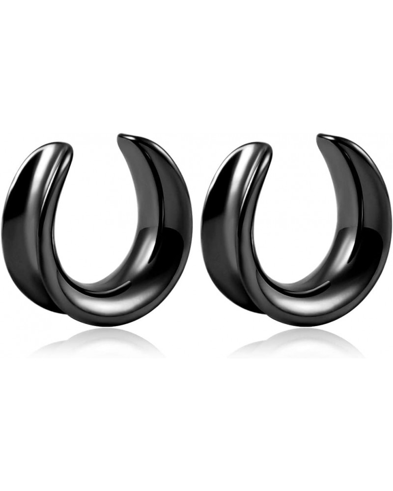 DIY Ear Gauges Hypoallergenic Saddle Ear Hangers Plugs Tunnels 316 Stainless Steel Ear Expander Stretchers Piercing Body Jewe...