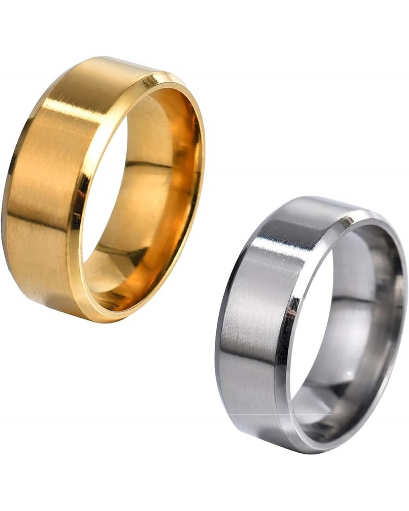 Stainless Steel Decorative Rings for Men and Women 9 Ring-02 $6.14 Others