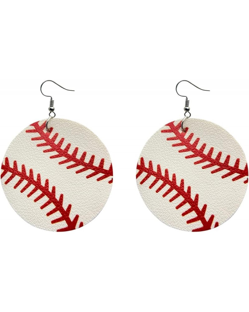 Baseball Earrings Jewelry Baseball Stud Earring Baseball Pendant Dangle Sports Earrings for Women Baseball Earrings $8.39 Jew...