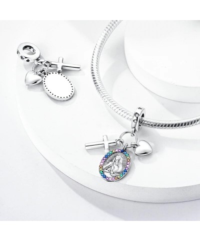 Multi Color Charms Fit Bracelets 925 Silver Colorful Zircon Rainbow Bead Love Heart Clip Charm Jewelry SSS-1401 SEC481 $9.66 ...