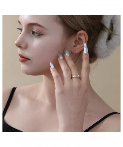 Bow Ring, Gold/Silver Bow Rings Ribbon Jewelry for Women Girl 11 gold $9.85 Rings