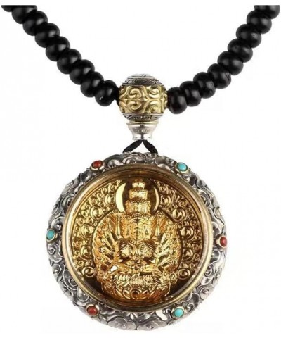 Good Luck Necklace Tibetan Buddhism Buddha Pendant Totem Pendant Amulet Necklace Religion Lucky Amulet Protection Fengshui Je...