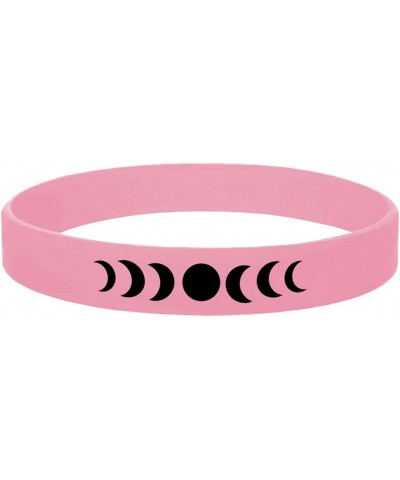 MZZJ Moon Phase Triple Goddess Bracelet 12MM Silicone Rubber Waterproof Outdoor Fitness Sport Band for Unisex,Birthday Gift G...