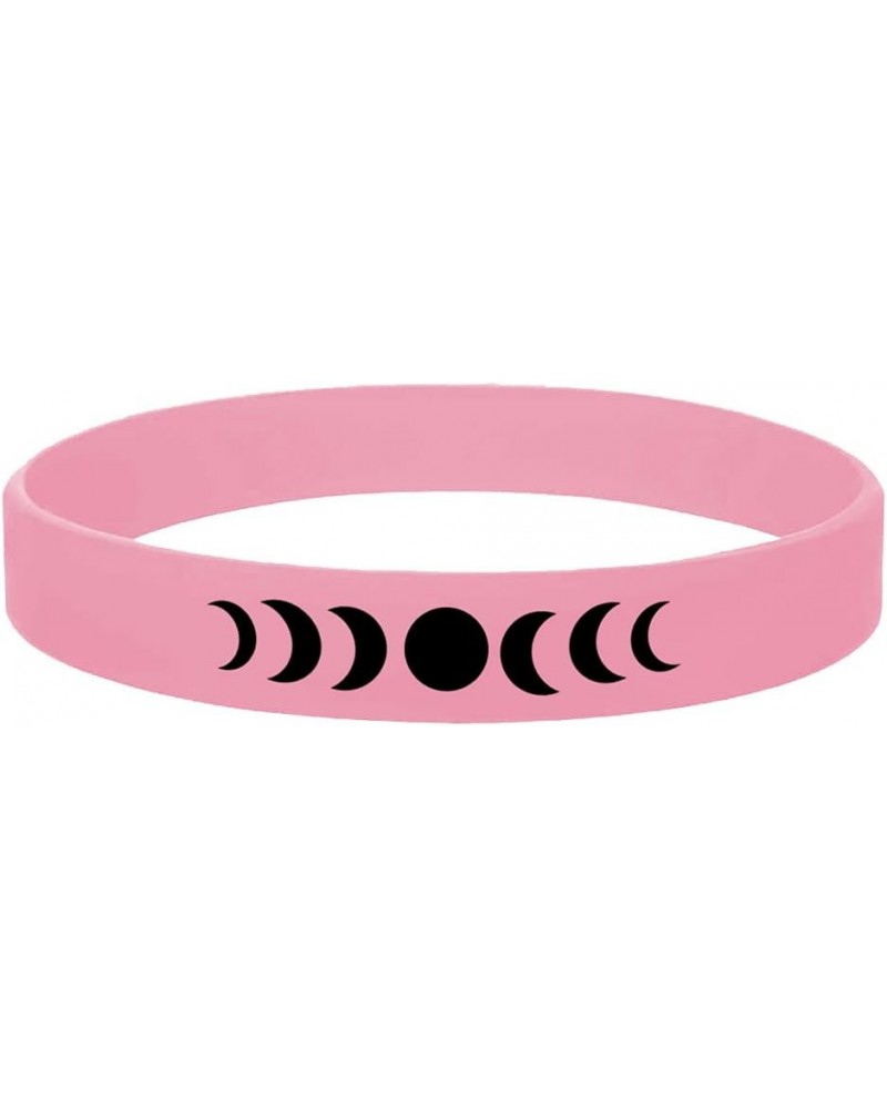 MZZJ Moon Phase Triple Goddess Bracelet 12MM Silicone Rubber Waterproof Outdoor Fitness Sport Band for Unisex,Birthday Gift G...