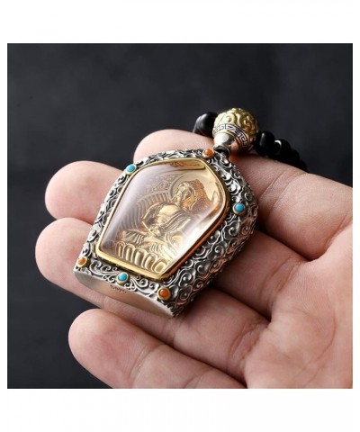 Good Luck Necklace Tibetan Buddhism Buddha Pendant Totem Pendant Amulet Necklace Religion Lucky Amulet Protection Fengshui Je...