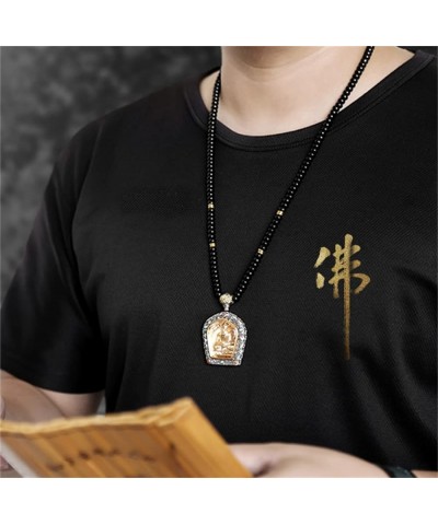 Good Luck Necklace Tibetan Buddhism Buddha Pendant Totem Pendant Amulet Necklace Religion Lucky Amulet Protection Fengshui Je...