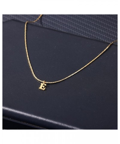 Tiny Initial Necklaces for Women, 18k Gold Plated Necklace Dainty Tiny Initial Pendant Necklace Personalized Small Initial Ne...