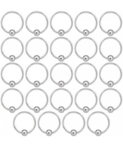 Captive Bead Piercing Ring 316L Surgical Steel Captive Bead Rings 18G 16G 14G Nose Septum Tragus Helix Nipple Lip Eyebrow Hoo...