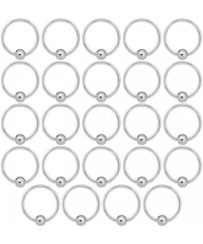 Captive Bead Piercing Ring 316L Surgical Steel Captive Bead Rings 18G 16G 14G Nose Septum Tragus Helix Nipple Lip Eyebrow Hoo...