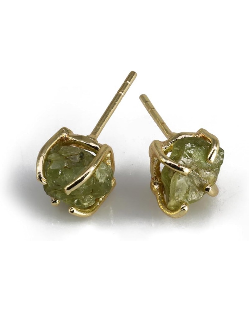 Maa - Birthstones Claw Studs Peridot $9.00 Earrings