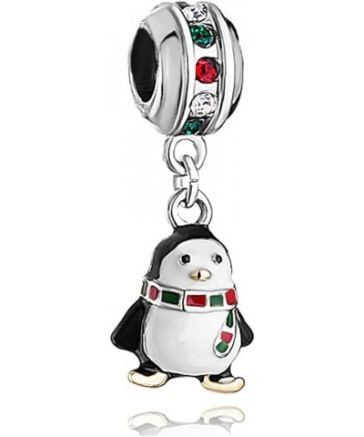 Christmas Charm for Bracelets Snowflakes Gingerman Holiday Snowman Girls Women Sugarcane Necklace Pendant Gifts for Daughter ...