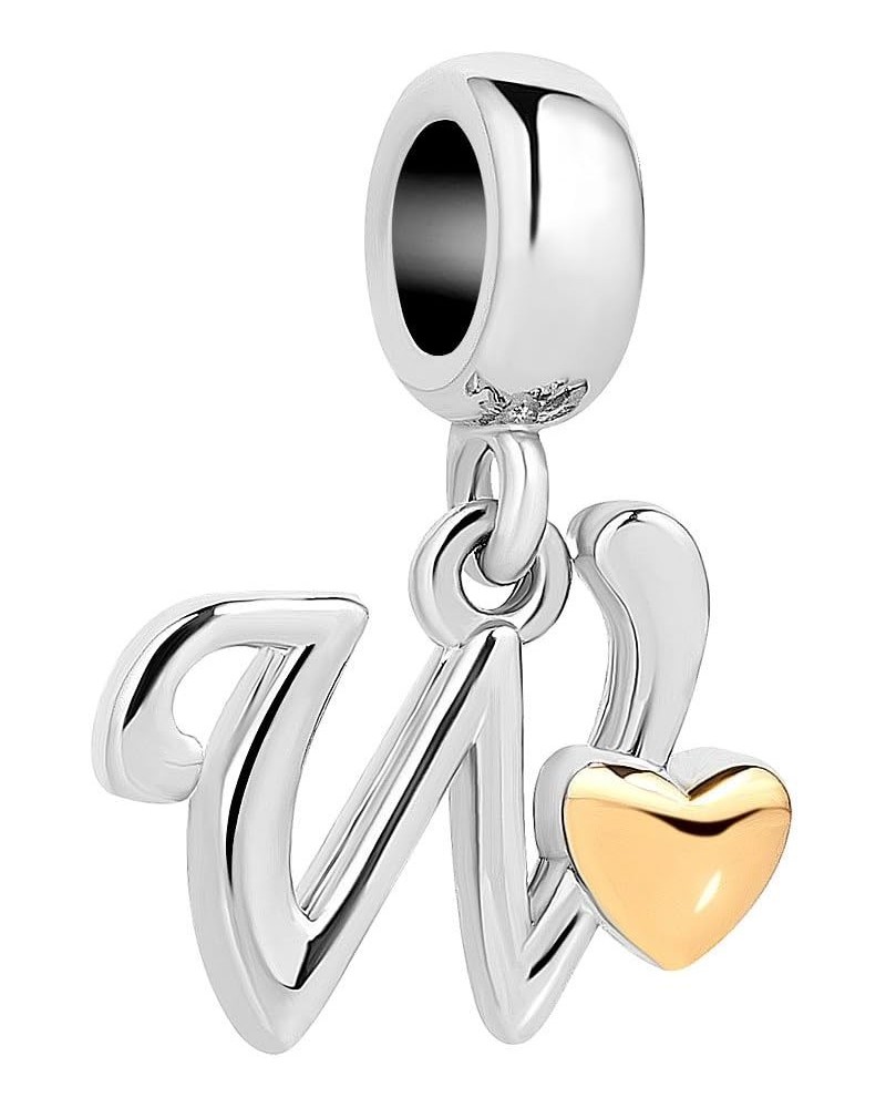 Alphabet Charm Dangle A-Z Letters Bead For Bracelets W $6.00 Bracelets