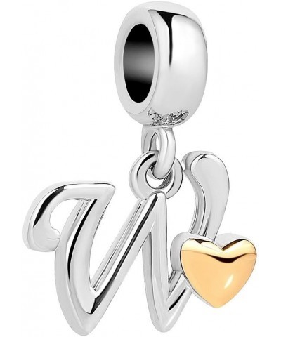 Alphabet Charm Dangle A-Z Letters Bead For Bracelets W $6.00 Bracelets