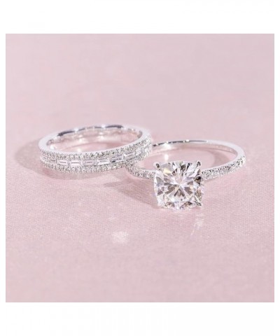 2024 Stackable Gold Rings for Women 2PCS Set Diamond Non Tarnish Trendy Dainty 14K Gold Plated Silver 5 $3.84 Rings