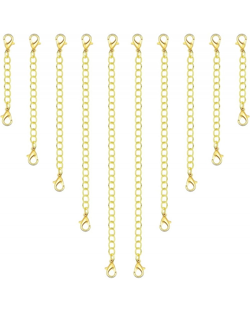 10 Pcs Chain Extenders for Necklaces, 5 Different Extender Chain Set, Necklace Extender Bracelet Extender for Jewelry Necklac...