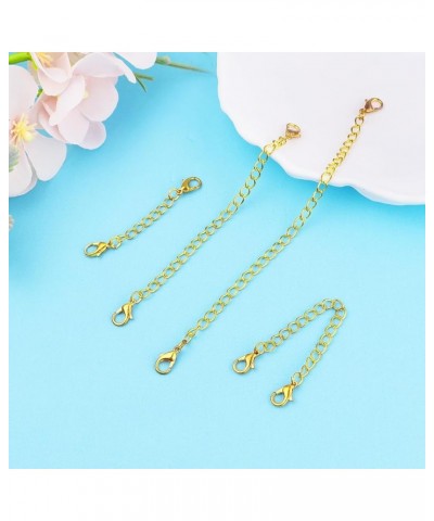 10 Pcs Chain Extenders for Necklaces, 5 Different Extender Chain Set, Necklace Extender Bracelet Extender for Jewelry Necklac...