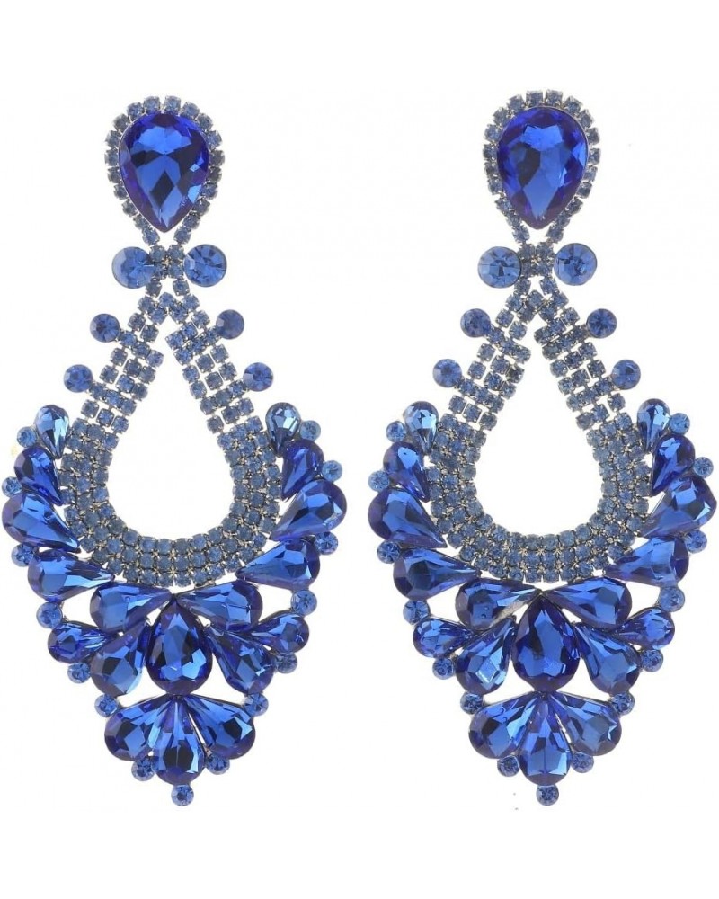 Large Rhinestone Chandelier Earrings $15.67 Earrings