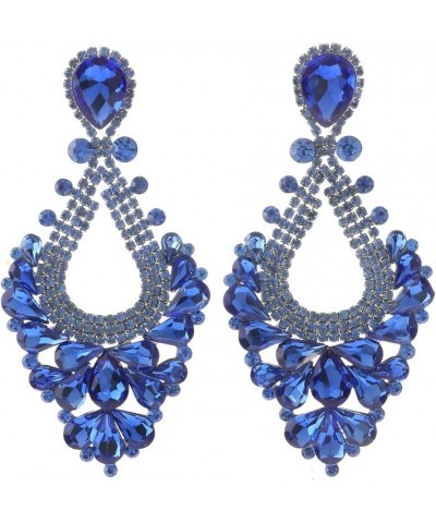 Large Rhinestone Chandelier Earrings $15.67 Earrings