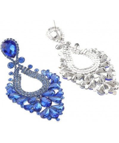 Large Rhinestone Chandelier Earrings $15.67 Earrings