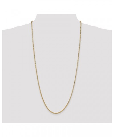 Solid 14k Yellow Gold 2mm Byzantine Chain Necklace - with Secure Lobster Lock Clasp - 30.0 Inches $544.68 Necklaces