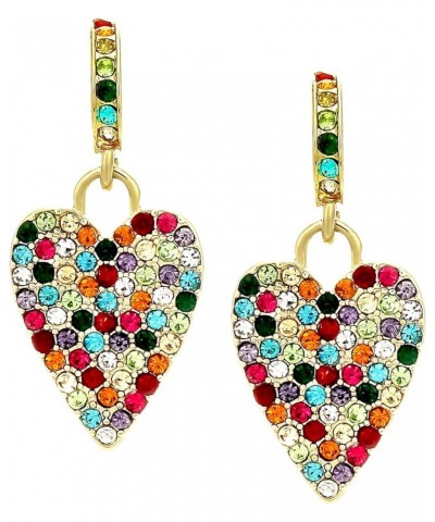 RACHEL ROY Dangle Flower Earrings for Women | Pave Flower Vase Square Rose Crystal Rhinestones Lightweight Earrings | Jewelry...