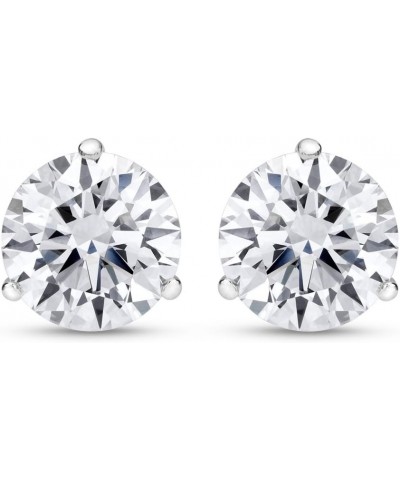 3/4-5 IGI Certified LAB-GROWN Round Cut Diamond Earrings 3 Prong Push Back Value Collection (D-E COLOR, VS1-VS2 CLARITY) 0.25...