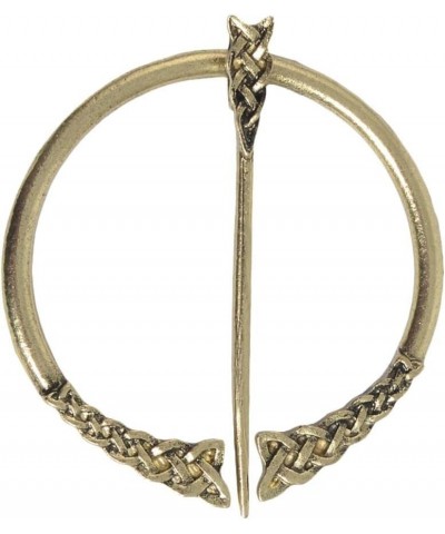 Viking Hollow Spiral Circle Brooch Amulet Celtic Norse Cloak Shawl Pin Clasp Antique Copper 2 $13.50 Others