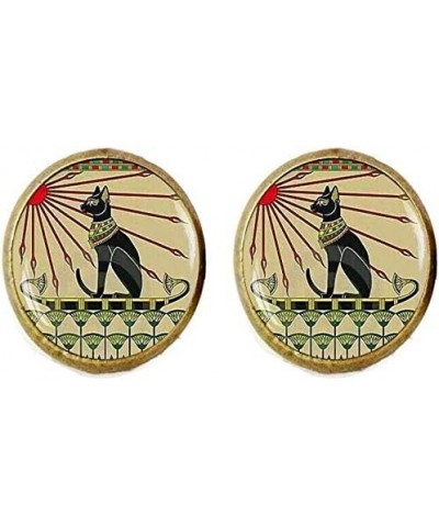 Egyptian Cat Jewelry, Art Nouveau cat Jewelry, Goddess Bastet Earring,Egypt Cat Jewelry $6.74 Earrings