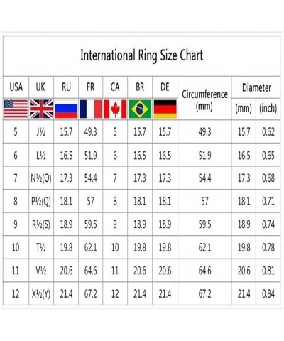 Women's CZ Simulated Diamond Ring Inlaid Zircon Engagement Ring Wedding Band for Bride (Gold, 6) Silver 7 $6.41 Rings